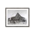 Picture of Gray Wooden Barn _GroupedProduct_Rectangle_Landscape_Framed_Matted_