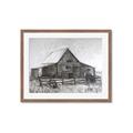 Picture of Gray Wooden Barn _GroupedProduct_Rectangle_Landscape_Framed_Matted_