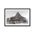 Picture of Gray Wooden Barn _GroupedProduct_Rectangle_Landscape_Framed_Matted_