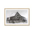 Picture of Gray Wooden Barn _GroupedProduct_Rectangle_Landscape_Framed_Matted_
