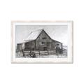 Picture of Gray Wooden Barn _GroupedProduct_Rectangle_Landscape_Framed_Matted_