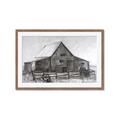Picture of Gray Wooden Barn _GroupedProduct_Rectangle_Landscape_Framed_Matted_