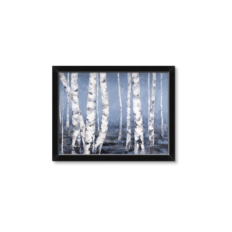 Picture of Plain White Birches _GroupedProduct_Rectangle_Landscape_Framed_Matted_