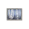 Picture of Plain White Birches _GroupedProduct_Rectangle_Landscape_Framed_Matted_