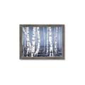Picture of Plain White Birches _GroupedProduct_Rectangle_Landscape_Framed_Matted_