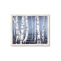 Picture of Plain White Birches _GroupedProduct_Rectangle_Landscape_Framed_Matted_