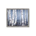Picture of Plain White Birches _GroupedProduct_Rectangle_Landscape_Framed_Matted_