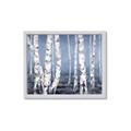 Picture of Plain White Birches _GroupedProduct_Rectangle_Landscape_Framed_Matted_