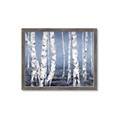 Picture of Plain White Birches _GroupedProduct_Rectangle_Landscape_Framed_Matted_