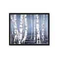 Picture of Plain White Birches _GroupedProduct_Rectangle_Landscape_Framed_Matted_