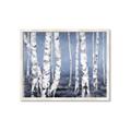 Picture of Plain White Birches _GroupedProduct_Rectangle_Landscape_Framed_Matted_