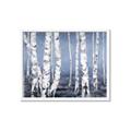 Picture of Plain White Birches _GroupedProduct_Rectangle_Landscape_Framed_Matted_