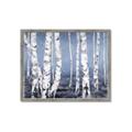 Picture of Plain White Birches _GroupedProduct_Rectangle_Landscape_Framed_Matted_