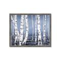 Picture of Plain White Birches _GroupedProduct_Rectangle_Landscape_Framed_Matted_
