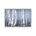 Picture of Plain White Birches _GroupedProduct_Rectangle_Landscape_Framed_Matted_