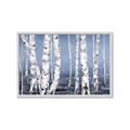 Picture of Plain White Birches _GroupedProduct_Rectangle_Landscape_Framed_Matted_