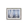 Picture of Plain White Birches _GroupedProduct_Rectangle_Landscape_Framed_Matted_