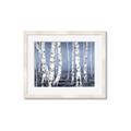 Picture of Plain White Birches _GroupedProduct_Rectangle_Landscape_Framed_Matted_