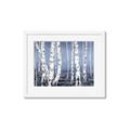 Picture of Plain White Birches _GroupedProduct_Rectangle_Landscape_Framed_Matted_