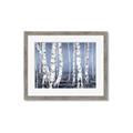 Picture of Plain White Birches _GroupedProduct_Rectangle_Landscape_Framed_Matted_
