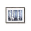 Picture of Plain White Birches _GroupedProduct_Rectangle_Landscape_Framed_Matted_