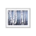 Picture of Plain White Birches _GroupedProduct_Rectangle_Landscape_Framed_Matted_