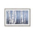 Picture of Plain White Birches _GroupedProduct_Rectangle_Landscape_Framed_Matted_