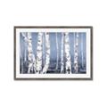 Picture of Plain White Birches _GroupedProduct_Rectangle_Landscape_Framed_Matted_