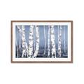 Picture of Plain White Birches _GroupedProduct_Rectangle_Landscape_Framed_Matted_