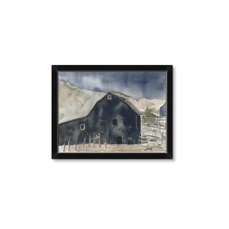 Picture of Farmhouse I _GroupedProduct_Rectangle_Landscape_Framed_Matted_