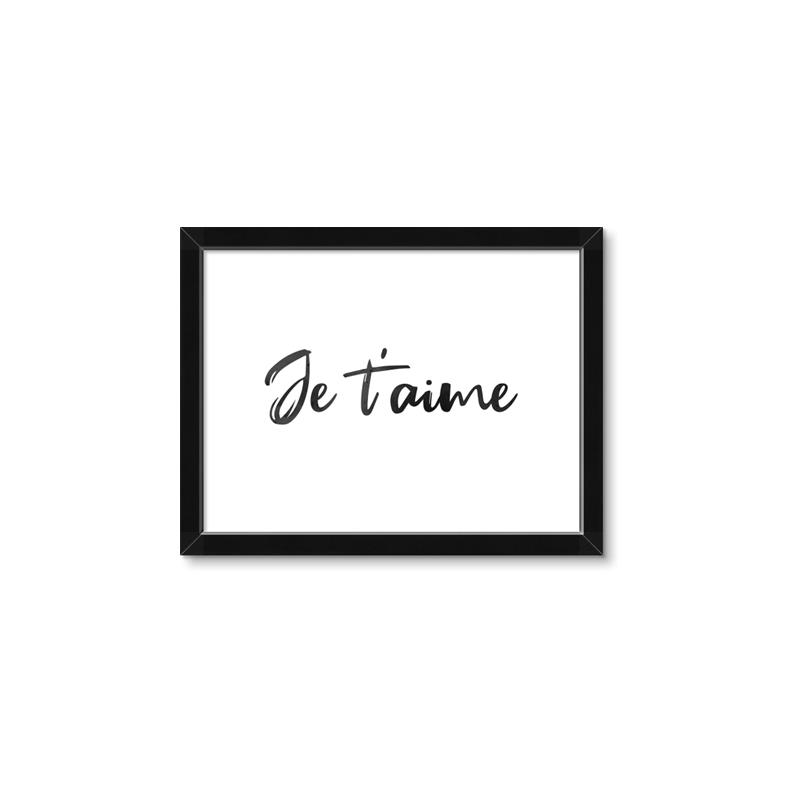 Picture of Je Taime _GroupedProduct_Rectangle_Landscape_Framed_Matted_