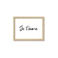 Picture of Je Taime _GroupedProduct_Rectangle_Landscape_Framed_Matted_