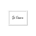 Picture of Je Taime _GroupedProduct_Rectangle_Landscape_Framed_Matted_