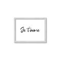 Picture of Je Taime _GroupedProduct_Rectangle_Landscape_Framed_Matted_