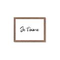 Picture of Je Taime _GroupedProduct_Rectangle_Landscape_Framed_Matted_