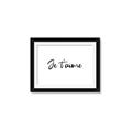 Picture of Je Taime _GroupedProduct_Rectangle_Landscape_Framed_Matted_