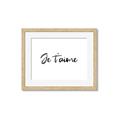 Picture of Je Taime _GroupedProduct_Rectangle_Landscape_Framed_Matted_