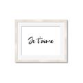 Picture of Je Taime _GroupedProduct_Rectangle_Landscape_Framed_Matted_