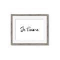 Picture of Je Taime _GroupedProduct_Rectangle_Landscape_Framed_Matted_