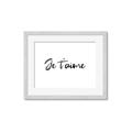 Picture of Je Taime _GroupedProduct_Rectangle_Landscape_Framed_Matted_
