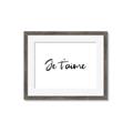 Picture of Je Taime _GroupedProduct_Rectangle_Landscape_Framed_Matted_