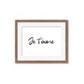 Picture of Je Taime _GroupedProduct_Rectangle_Landscape_Framed_Matted_