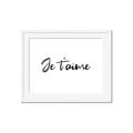 Picture of Je Taime _GroupedProduct_Rectangle_Landscape_Framed_Matted_