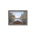 Picture of Lake Boat I  _GroupedProduct_Rectangle_Landscape_Framed_Matted_