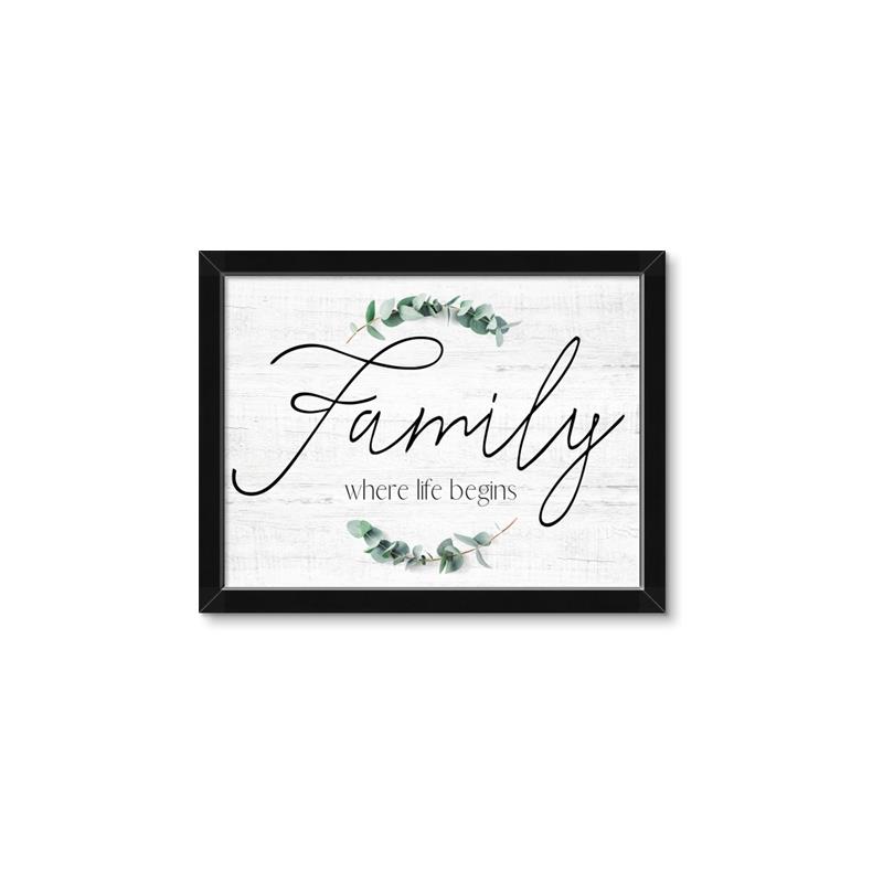 Picture of Family Where Life Begins II  _GroupedProduct_Rectangle_Landscape_Framed_Matted_