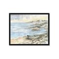 Picture of Stoney Beaches _GroupedProduct_Rectangle_Landscape_Framed_Matted_