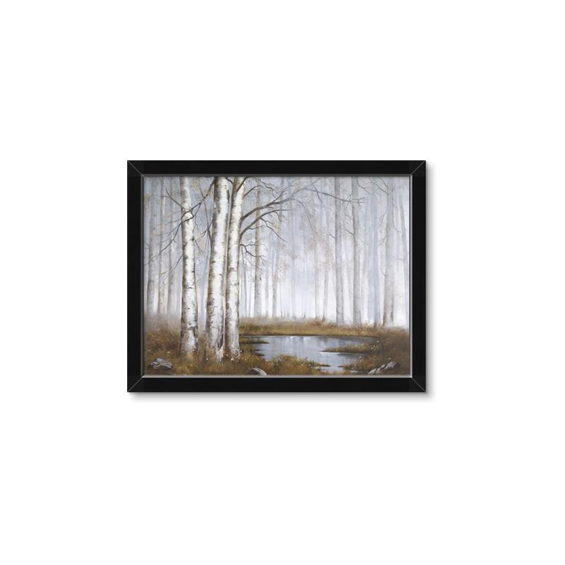 Picture of Foggy Trees _GroupedProduct_Rectangle_Landscape_Framed_Matted_