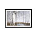 Picture of Foggy Trees _GroupedProduct_Rectangle_Landscape_Framed_Matted_