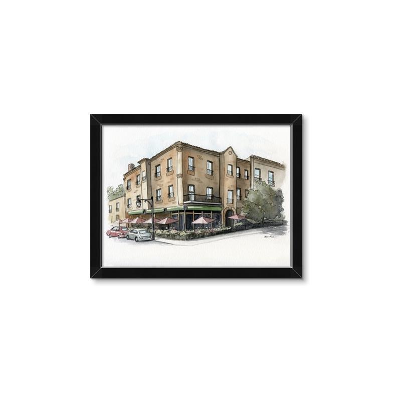 Picture of Around the Block I _GroupedProduct_Rectangle_Landscape_Framed_Matted_