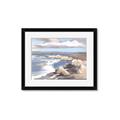 Picture of Rocky Coastline _GroupedProduct_Rectangle_Landscape_Framed_Matted_